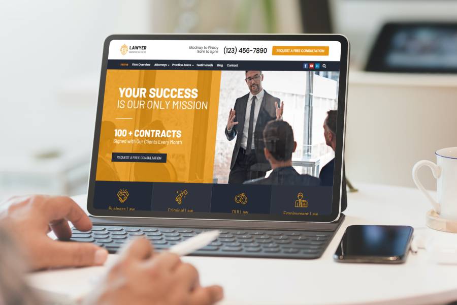 Law Firm WordPress Theme – Lawyer Pro